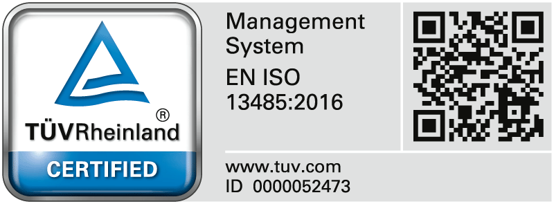 TUEV Rhineland certified
